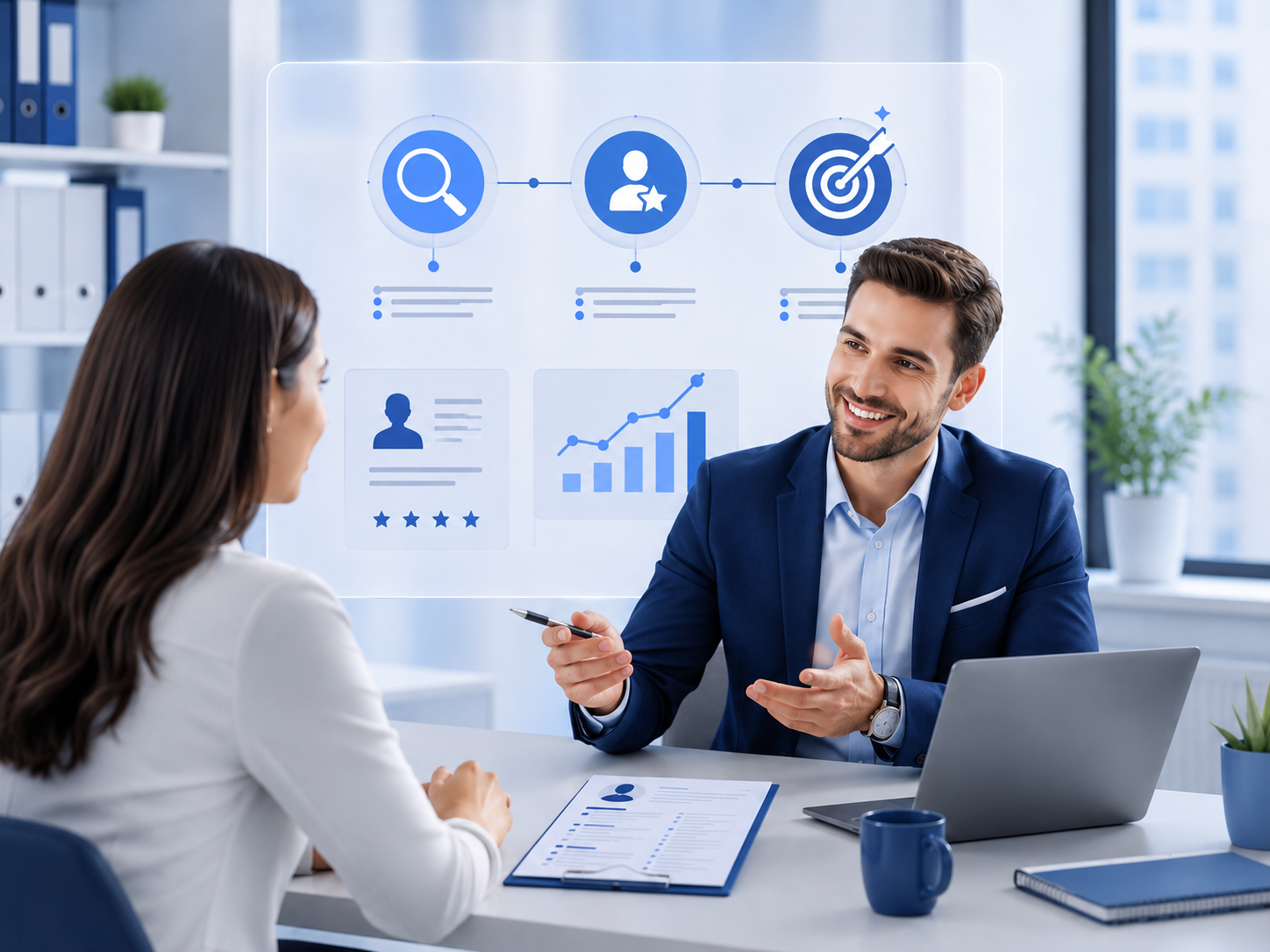 Career strategy, positioning, and search execution visual for the first three framework steps